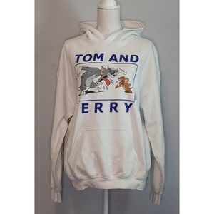 Tom and Jerry Sweatshirt white Large